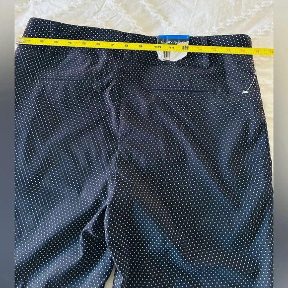 Hilary Radley pokadot Bermuda shorts women size Large - Picture 5 of 7